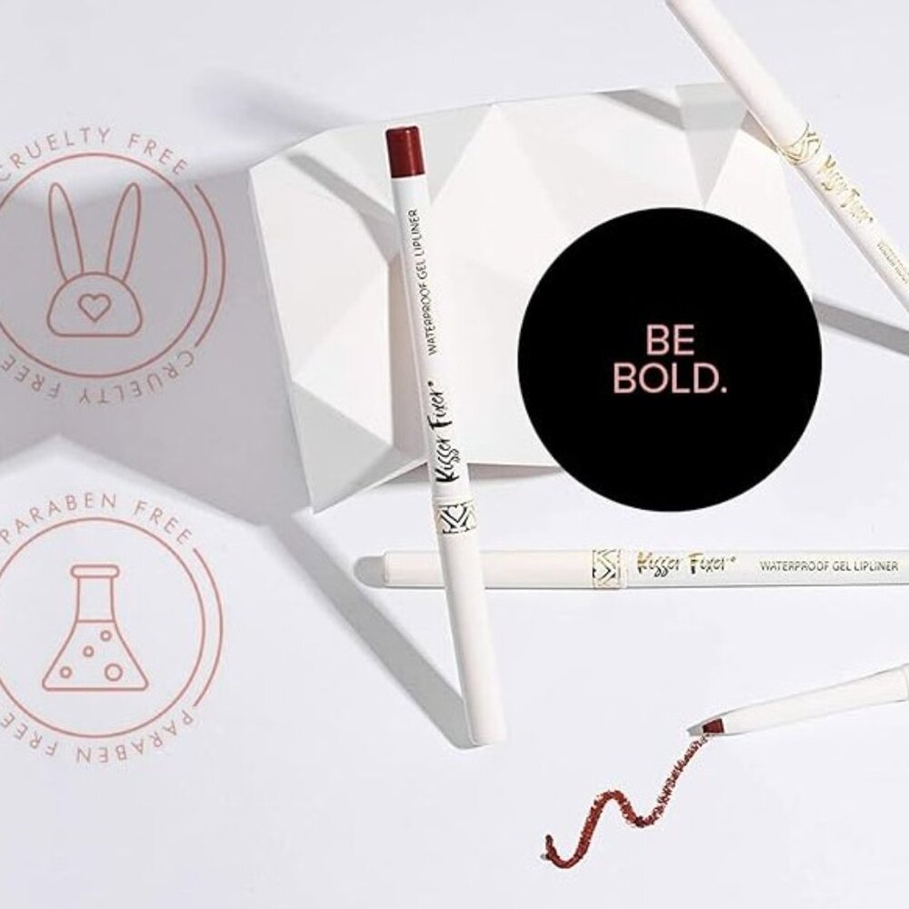 Belle Beauty Kisser Fixer Waterproof Gel Lipliner True Red Anti-Feathering - Picture 2 of 4